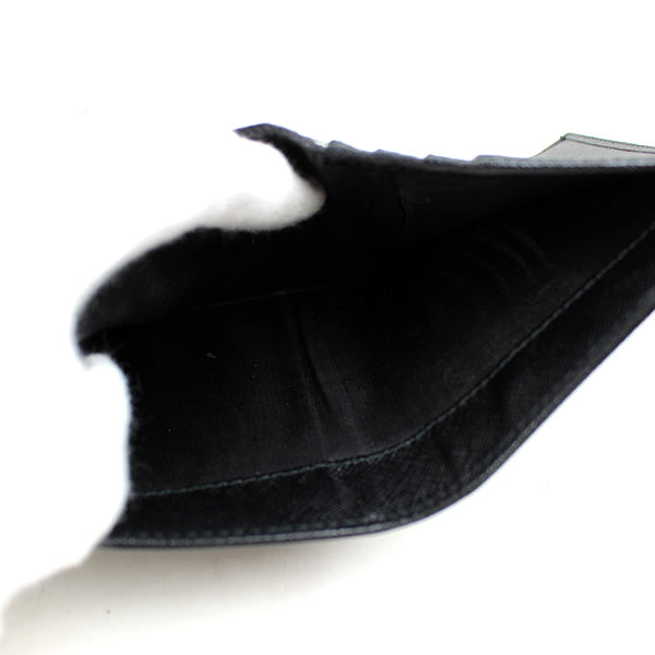 PRADA wallet trifold wallet Black a032【USED】