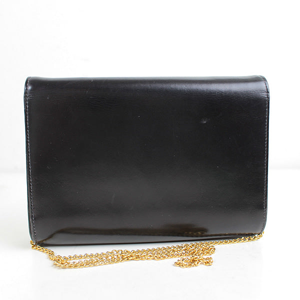 GUCCI bag Shoulder bag black a030【USED】
