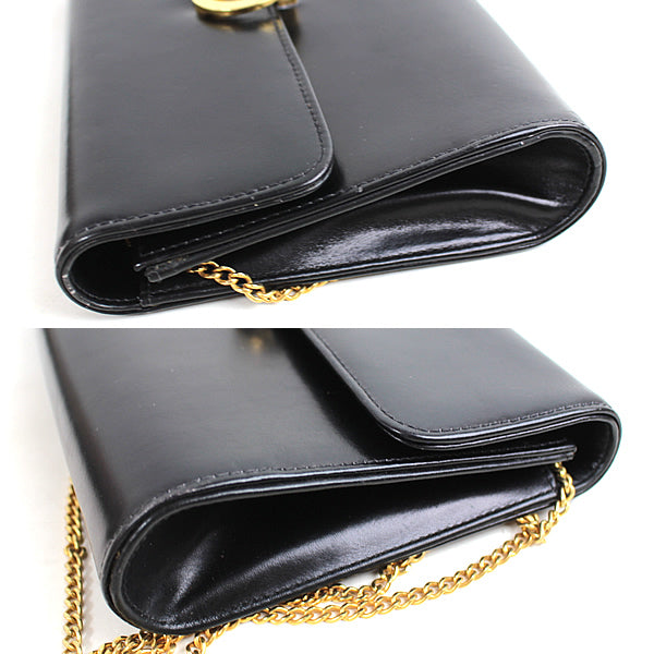 GUCCI bag Shoulder bag black a030【USED】