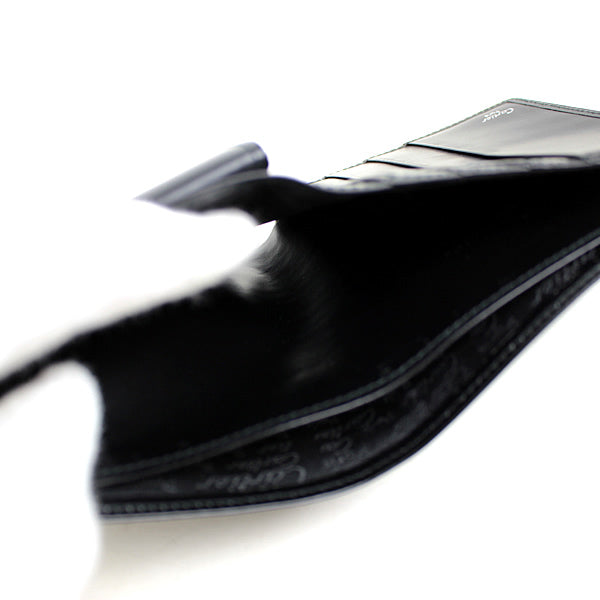 Cartier wallet Bi-fold wallet black a009【USED】