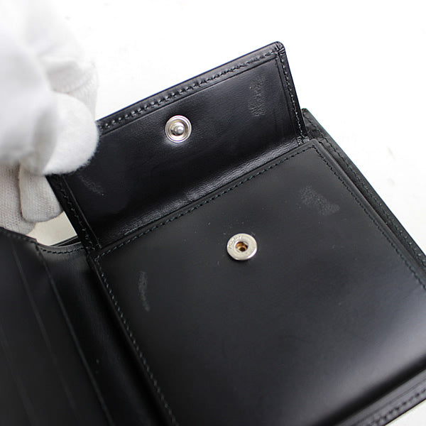 Cartier wallet Bi-fold wallet black a009【USED】