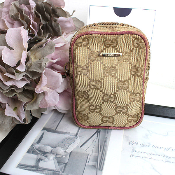 GUCCI cigarette case Pouch accessory case GG a011【USED】
