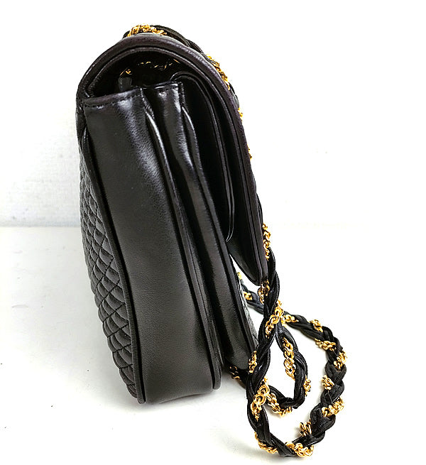 BALLY bag  Shoulder bag  black a003【USED】