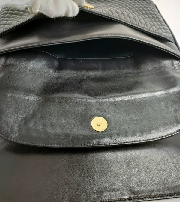 BALLY bag  Shoulder bag  black a003【USED】