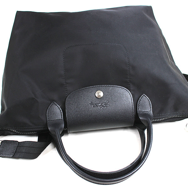 LONGCHAMP bag  handbag Shoulder bag  black 2WAY a023【USED】