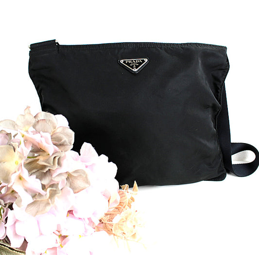 PRADA Shoulder bag black a0021【USED】