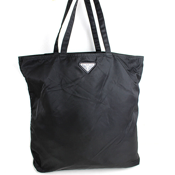 PRADA bag tote bag robot Nylon black a022【USED】