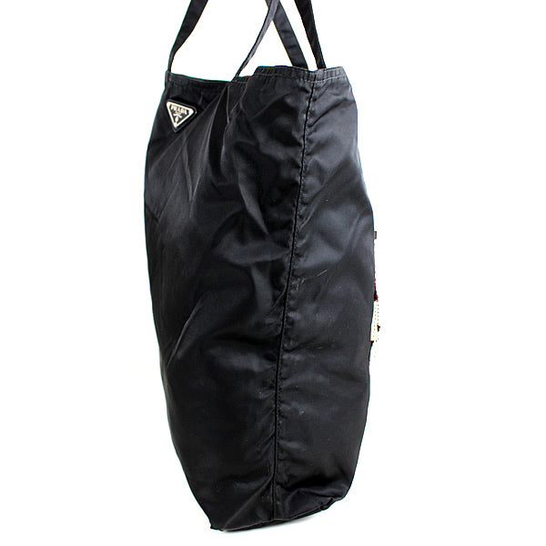 PRADA bag tote bag robot Nylon black a022【USED】