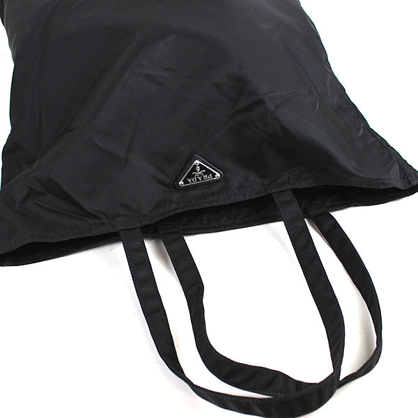 PRADA bag tote bag robot Nylon black a022【USED】