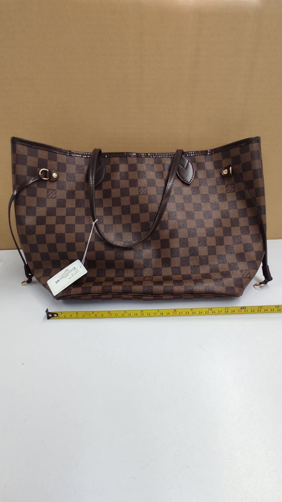 Louis Vuitton Neverfull Damier ToteBag Handbag i7030【USED】