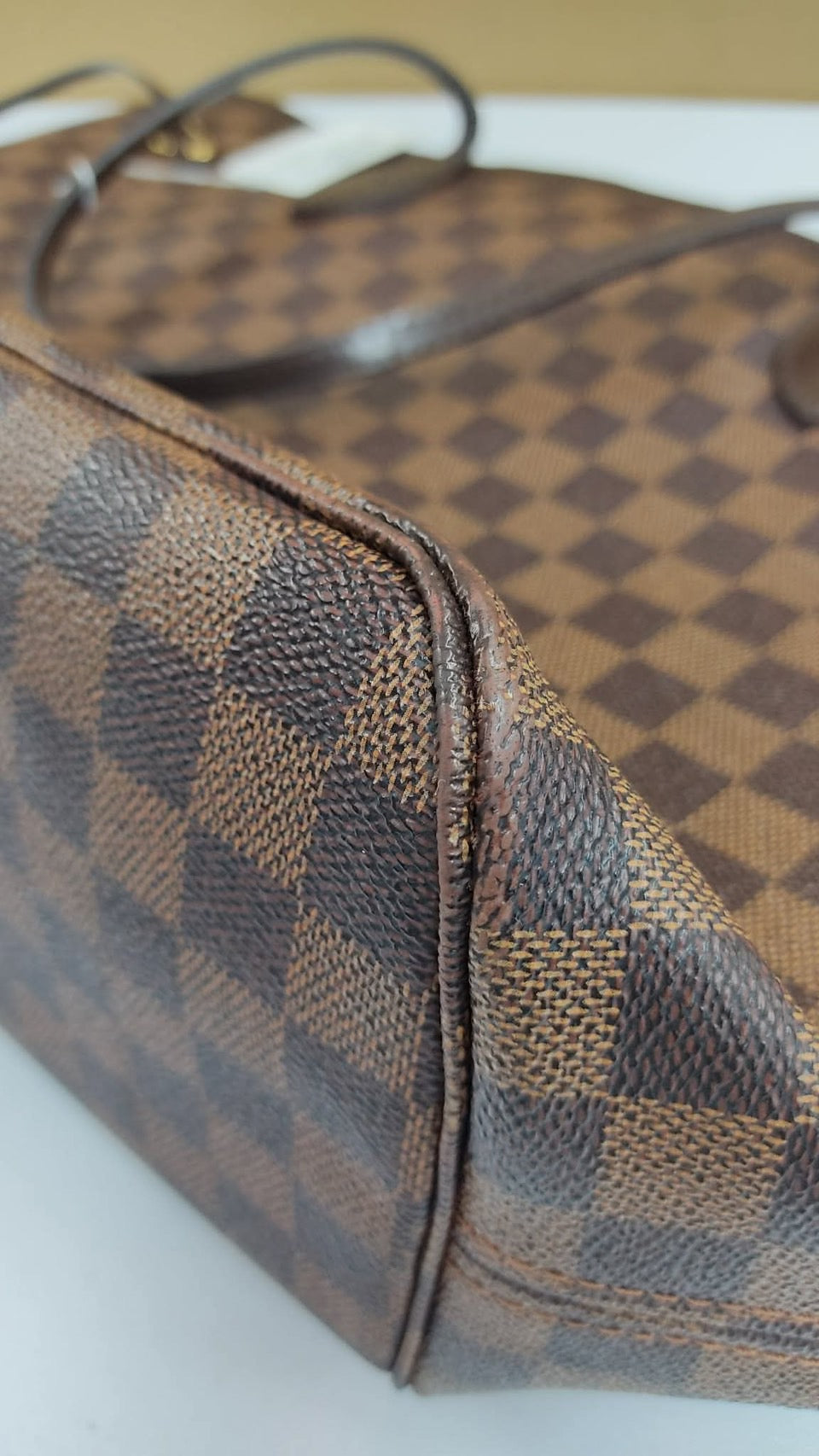 Louis Vuitton Neverfull Damier ToteBag Handbag i7030【USED】