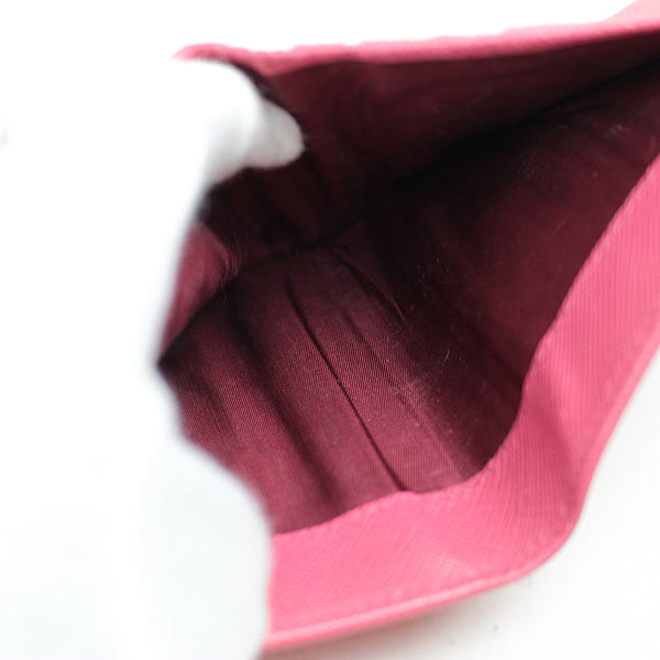 PRADA wallet  trifold wallet wallet pink a016【USED】