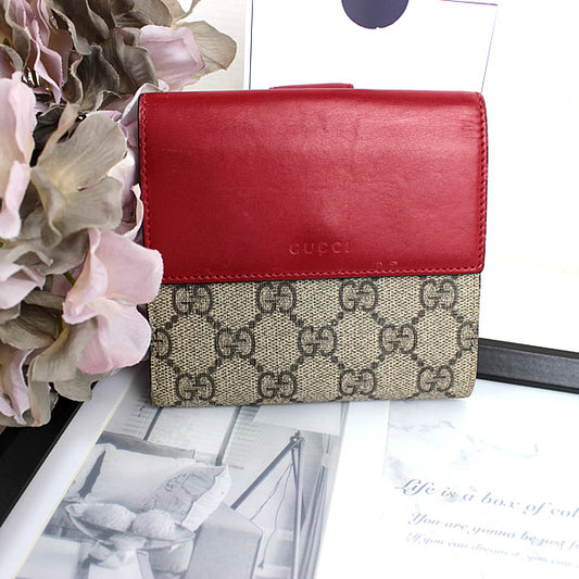 GUCCI wallet  Bi-fold wallet GG a017【USED】