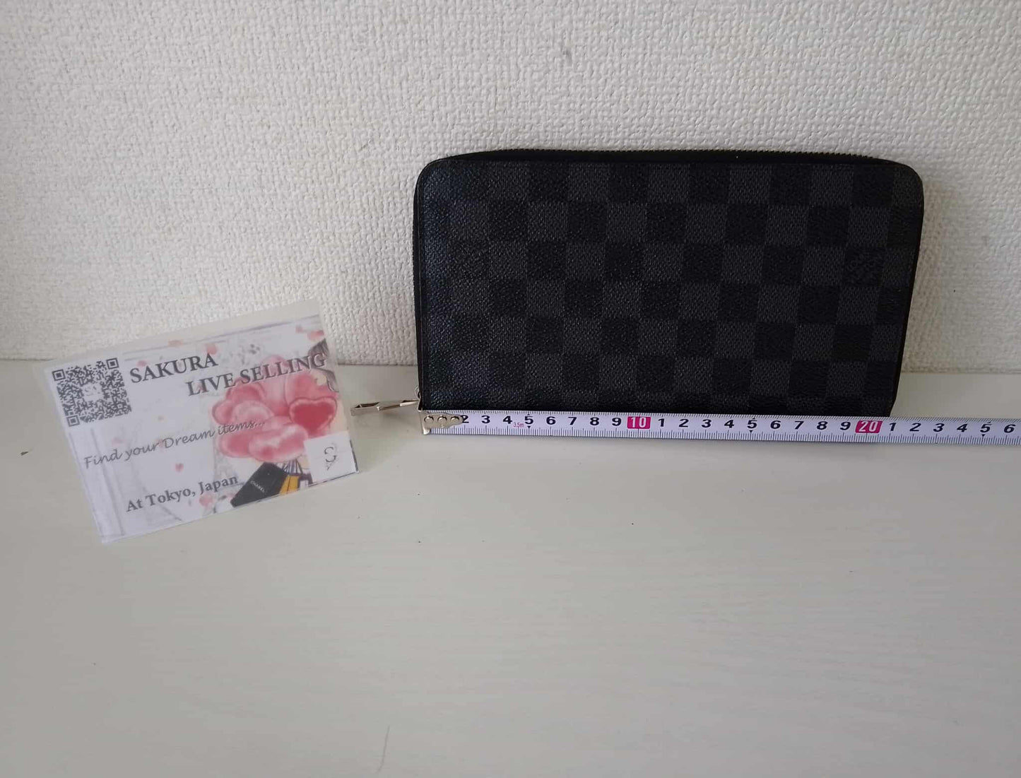 Louis Vuitton wallet LV Damier Zippy Round Fastener Long Wallet【USED】