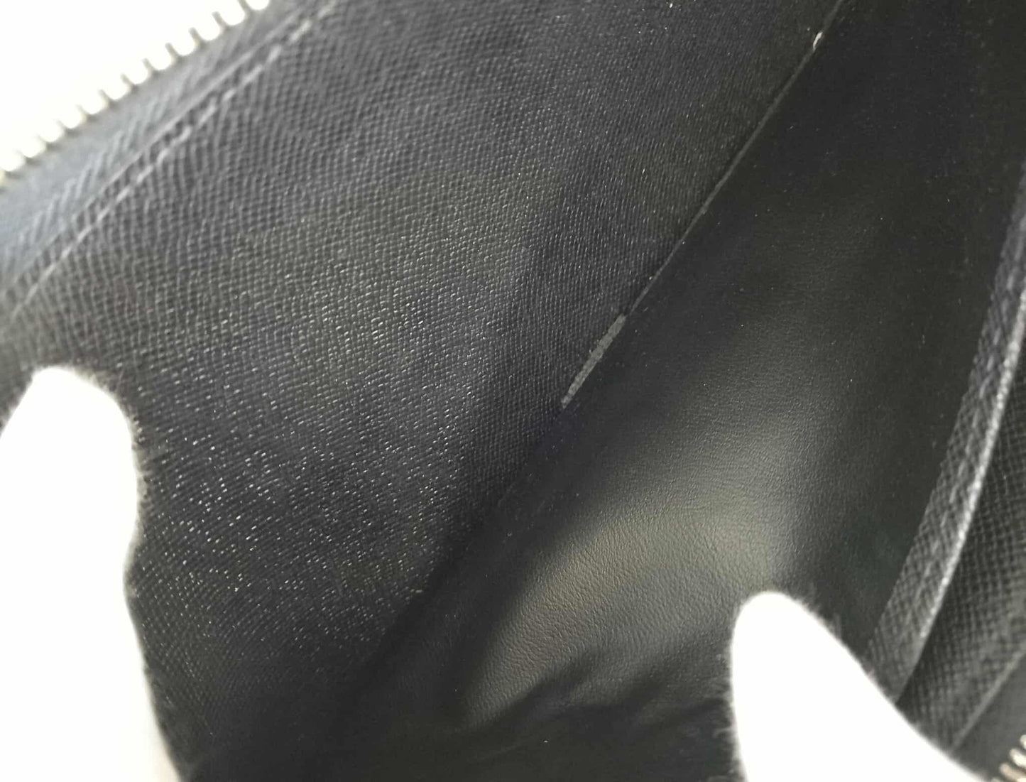 Louis Vuitton wallet LV Damier Zippy Round Fastener Long Wallet【USED】